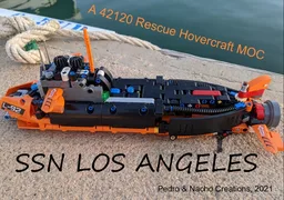 Los Angeles class submarine (42120 Rescue Hovercraft)
