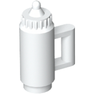 Lego Belville / Scala, Equipment Baby Bottle / Water Bottle / White