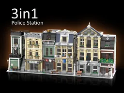 3in1 10278 Police Station Alternative Builds