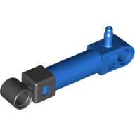 Lego Pneumatic Pump 1 x 6 [V2] with Reinforced Cylinder / Blue