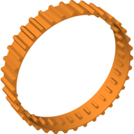 Lego Technic Tread Large [36 Links] / Orange