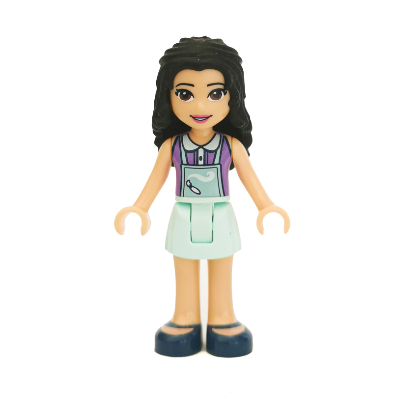 Lego Emma - Medium lavender Top, Light Aqua Apron