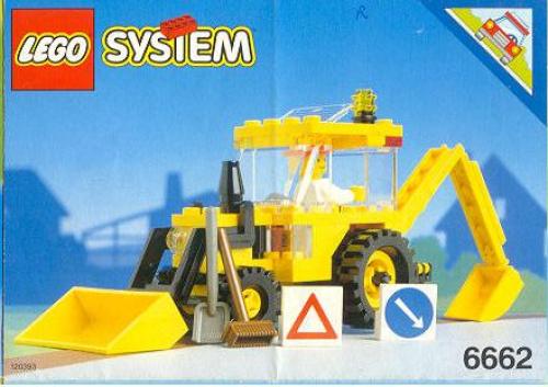 Lego Backhoe