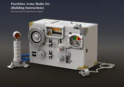 25 real different complex locks Puzzle Box Army Radio Set