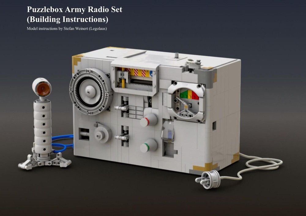 Lego 25 real different complex locks Puzzle Box Army Radio Set