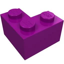 Brick 2 x 2 Corner / Purple