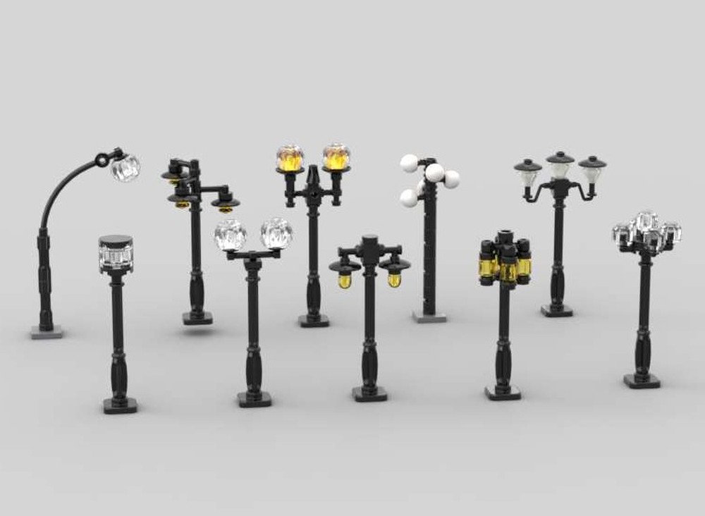 Lego Street Lamps