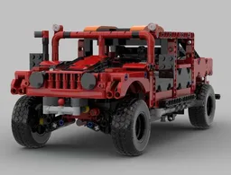LEGO Technic 42213 → Hummer H1 / Humvee Alternate Build