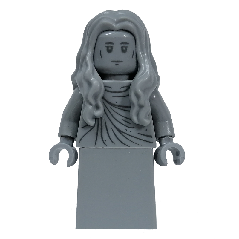 Lego Statue - Dress/Robe, Wavy Hair