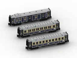Bavarian Express Train (Moc-Pack) (8w)