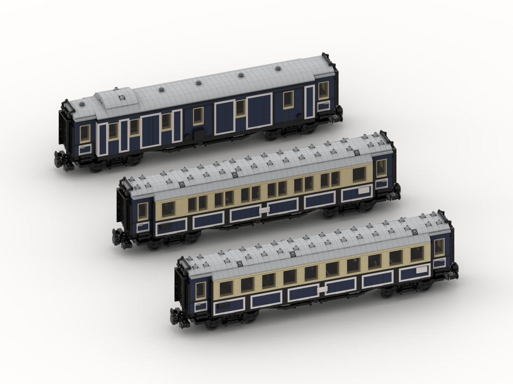 Lego Bavarian Express Train (Moc-Pack) (8w)