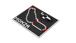 Monza circuit map