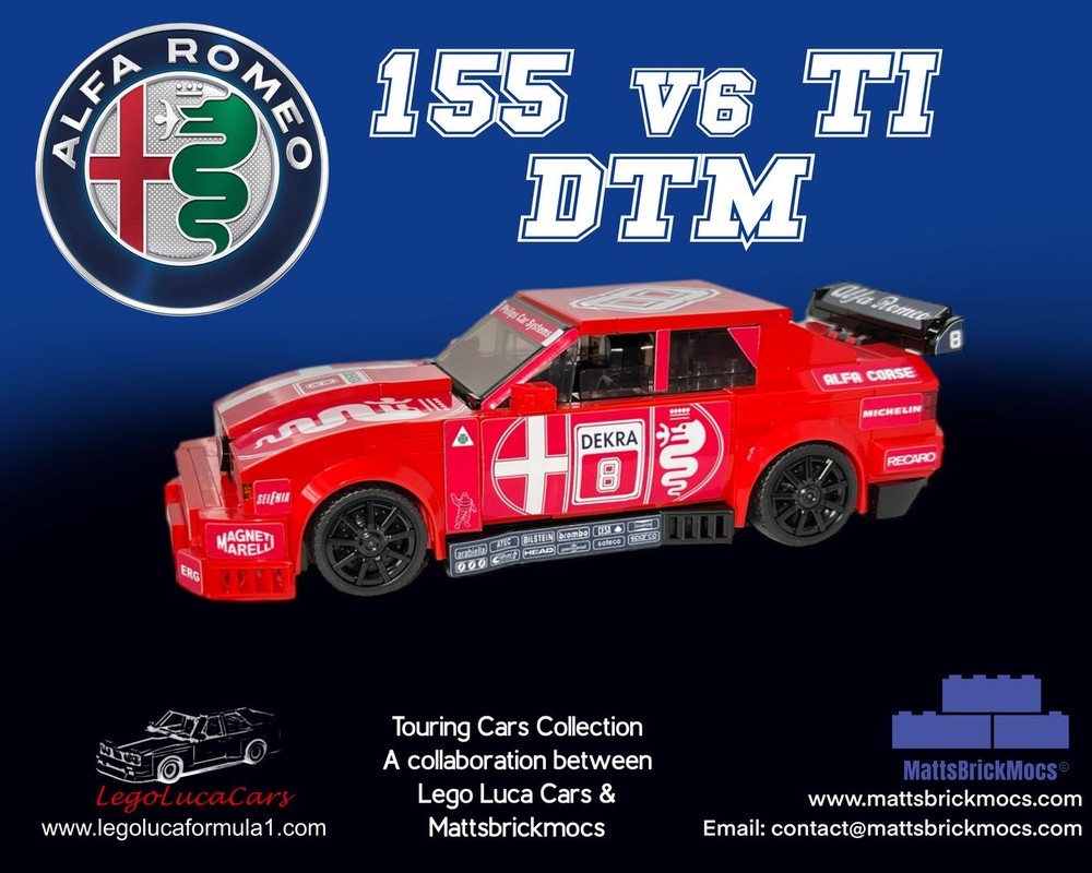 Lego Alfa Romeo 155 v6 TI DTM Touring Car