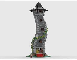 The Crooked Wizard's Tower (Split Design)