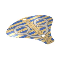 Animal Body Part, Cobra Hood with Hieroglyphs Print / [No Color/Any Color]