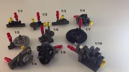 Every Gear Reduction from 1/1 to 1/10