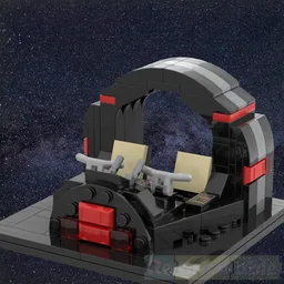 Dark Falcon display diorama