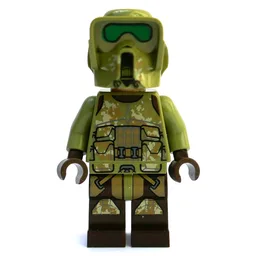 Clone Trooper, 41st Elite Corps Scout Battalion Armor, Dark Tan Thighs (Kashyyyk)