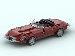 1961 Jaguar E-Type Convertibe - 8 Stud wide