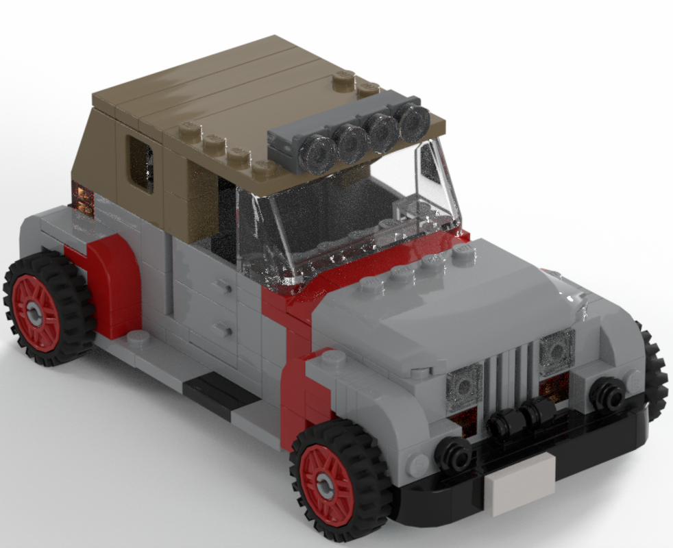 Lego Jurassic Park Jeep Wrangler