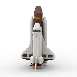 Booster Rockets and Fuel Tank for Set 31091 Shuttle Transporter