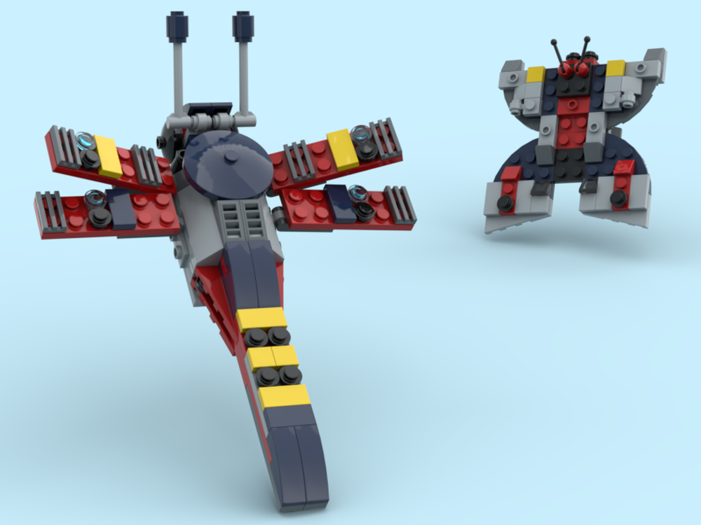 Lego Dragonfly & Butterfly