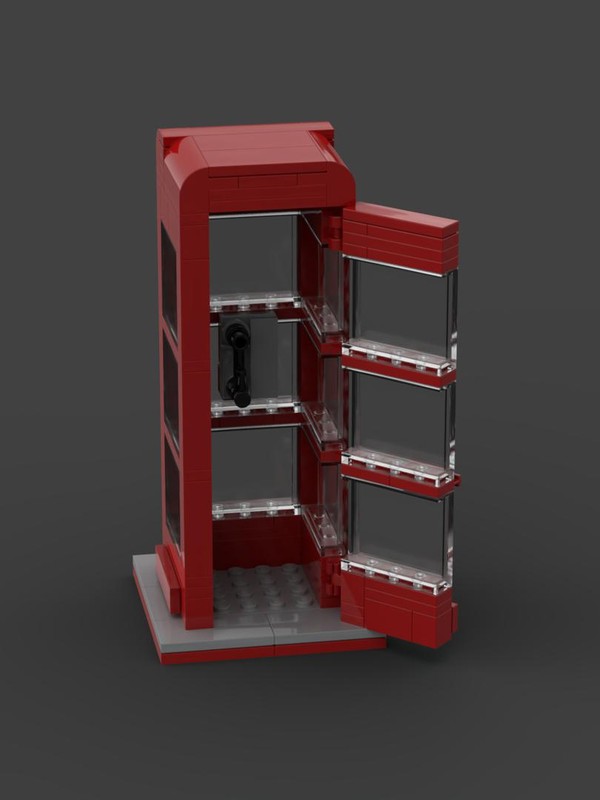 Lego London Red Phone Booth (Alternate Build of 10258)