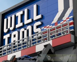 F1 Team Wall Display (Williams)