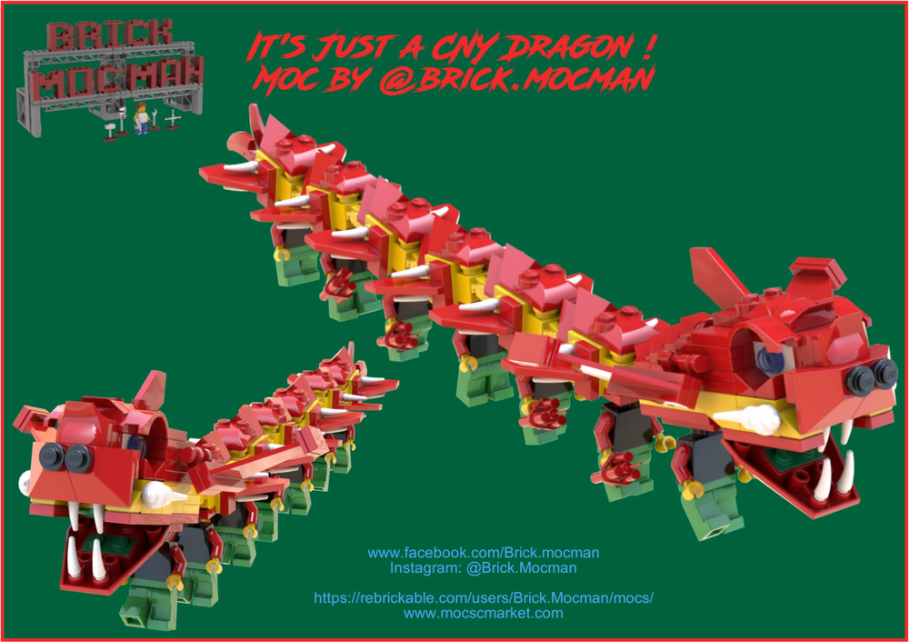 Lego Its Just a Chinese New Year Dragon (FREE)