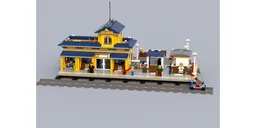 Yellow train station