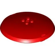Pod, Top Cap 9 x 9 x 1 1/3 X-Pod / Red