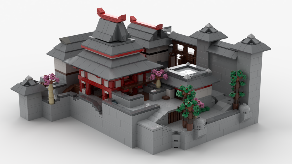Lego Overwatch Hanamura Point A