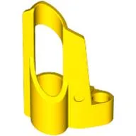 Technic Panel Fairing # 5 Small Short, Large Hole, Side A / Yellow