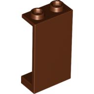 Lego Panel 1 x 2 x 3 [Hollow Studs] / Reddish Brown