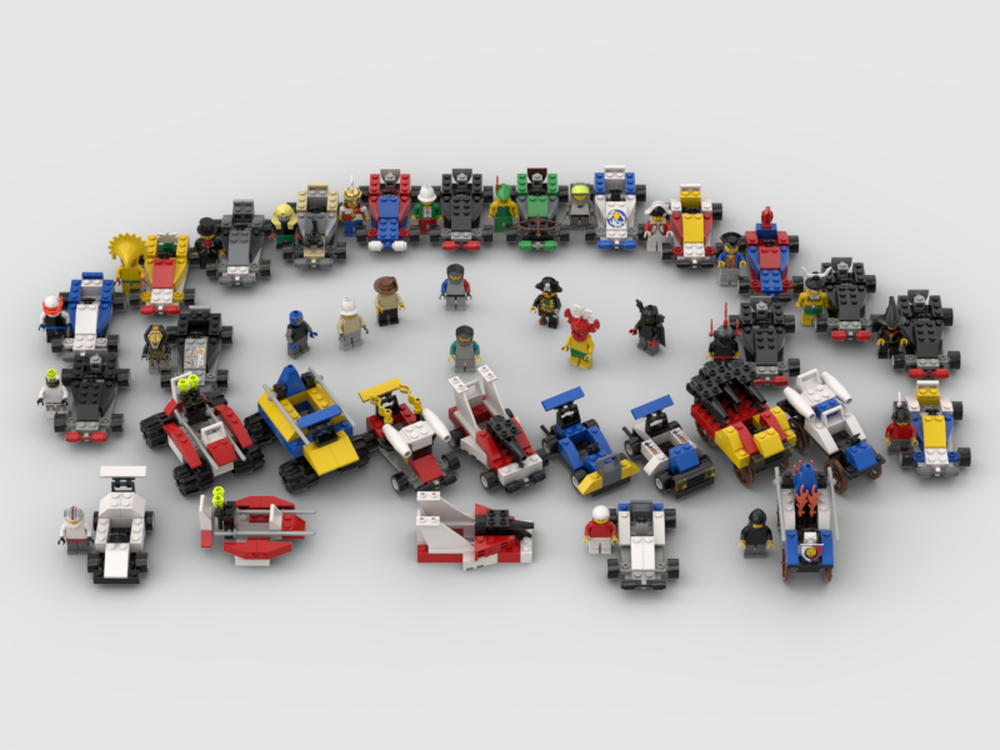 Lego Racers 1999 all (Without the Main Racers)