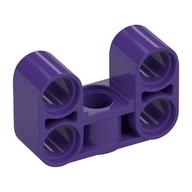 Lego Technic Beam 2 x 3 Thick [90° Offset Centre Beam Hole] / Dark Purple
