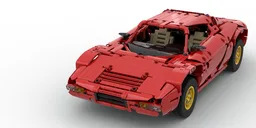 Red Lancia Stratos HF Stradale from 1974