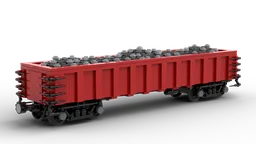 Gondola Car W/ Gravel Load