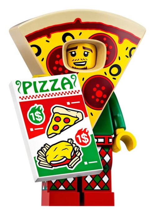 Lego Pizza Costume Guy