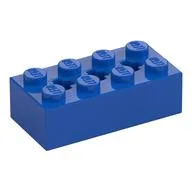 Brick Special 2 x 4 with 3 Axle Holes / Blue