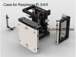 Raspberry Pi case for Pi 3B/4*/5