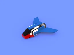 31060 2 out of 4 Futuristic Vehicles Alternate MOC (Cargo Ship)