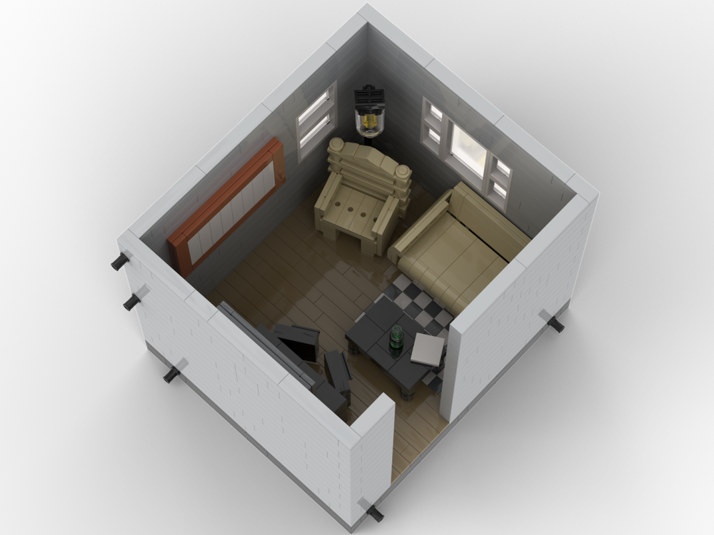 Lego Bungalow part 6 - Living room