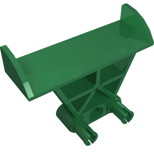 Lego Spoiler 3 x 4 x 6 / Green