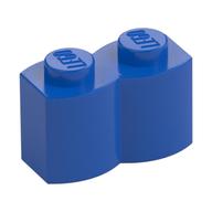 Lego Brick Special 1 x 2 Palisade [aka Log] / Blue
