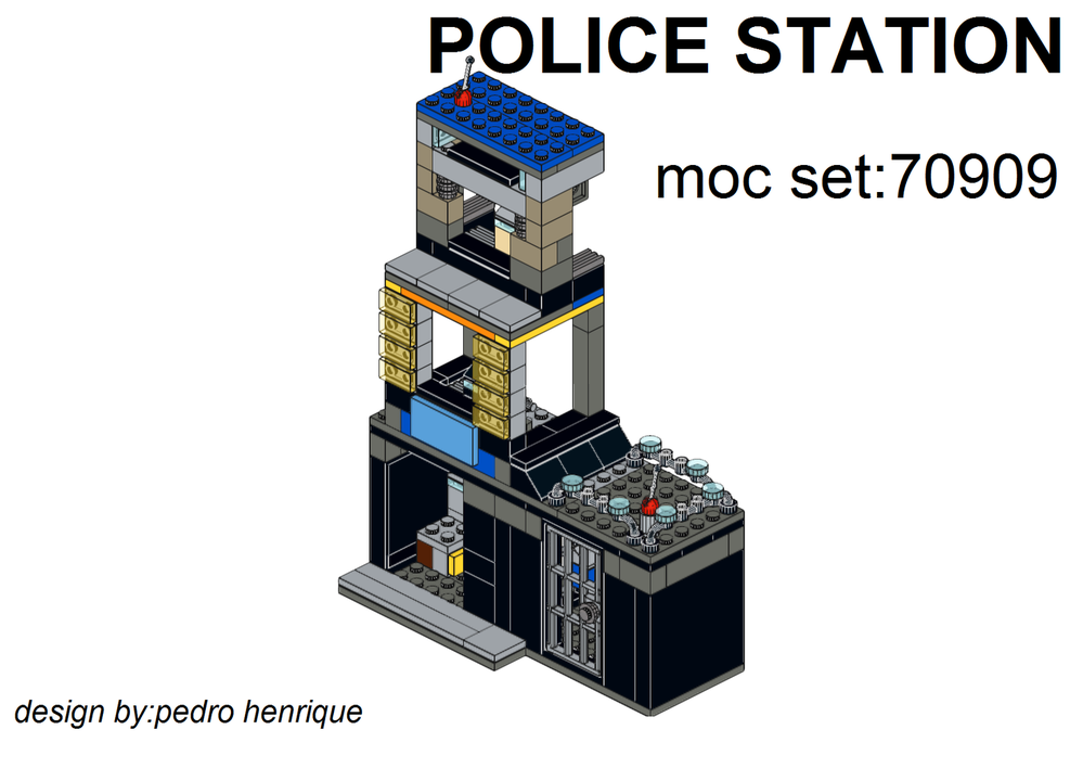 Lego Police Station - MOC 70909