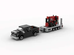 Dodge Ram with trailer and Jekko SPX532 crane