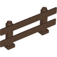 Lego Fence 1 x 8 x 2 2/3 / Brown