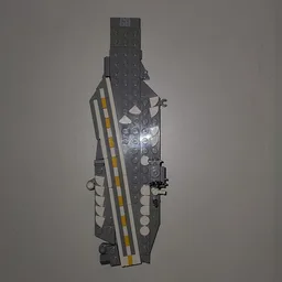 USS Nimitz class aircraft carrier in microscale