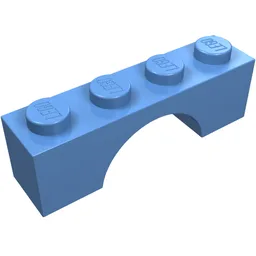 Brick Arch 1 x 4 / Medium Blue